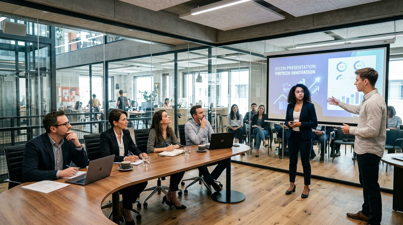 Startup Pitch Competition — Convincing Investors
