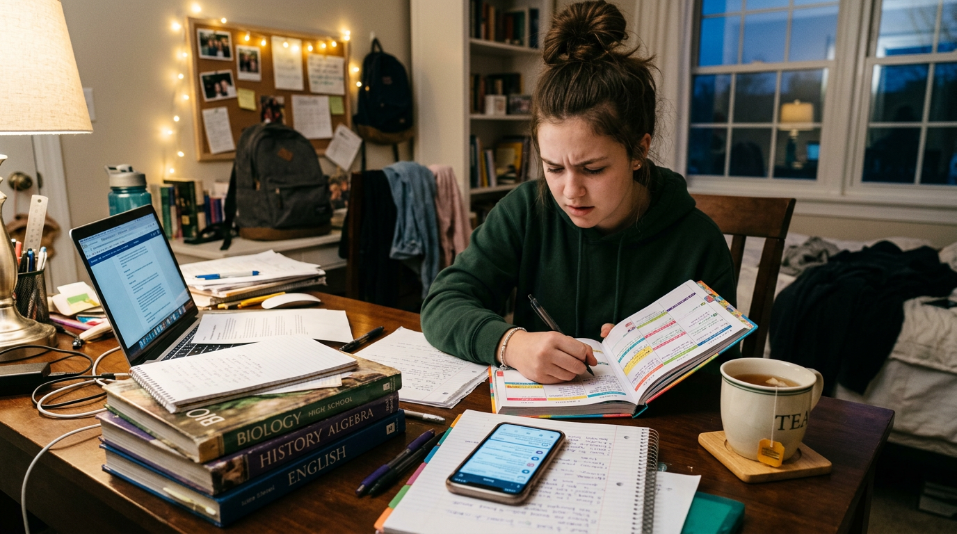 Busy Teen Life: Managing Everything