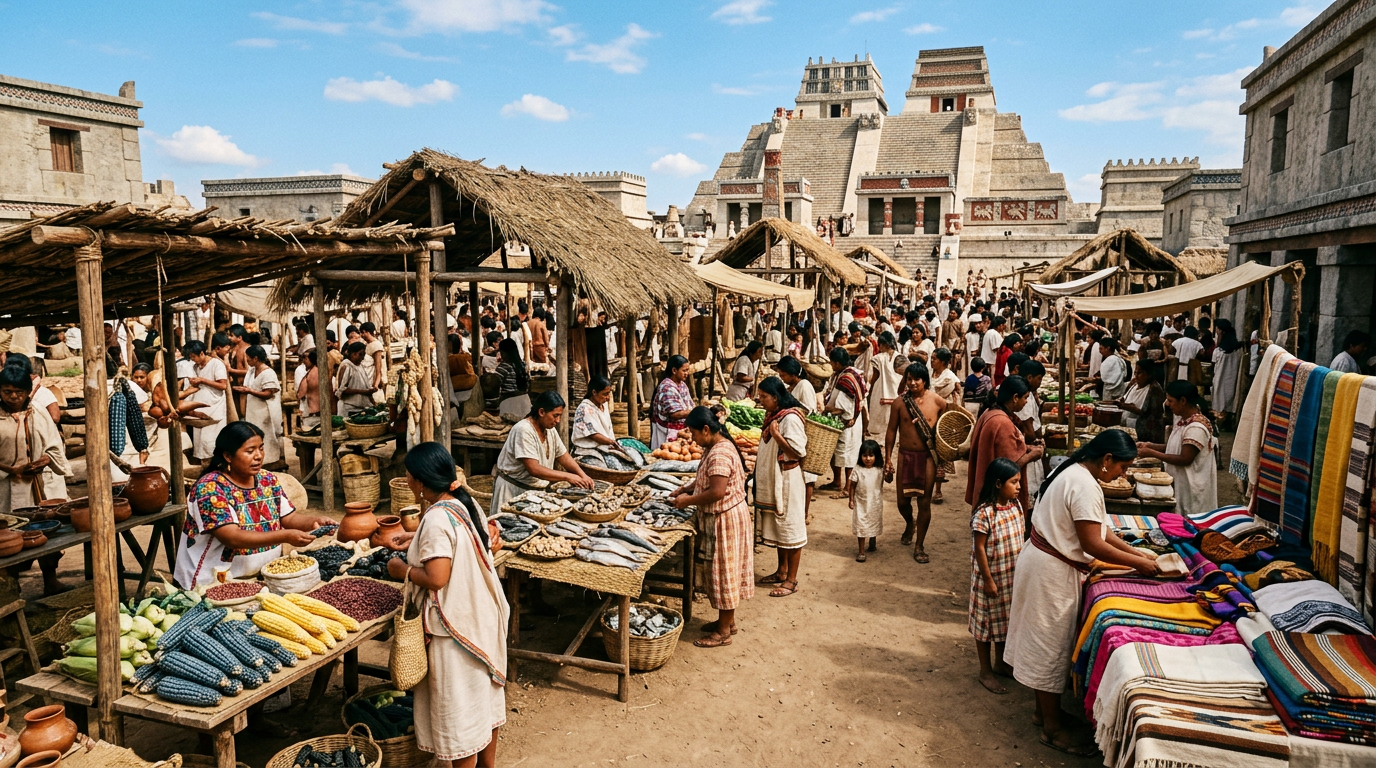 Aztec City Life