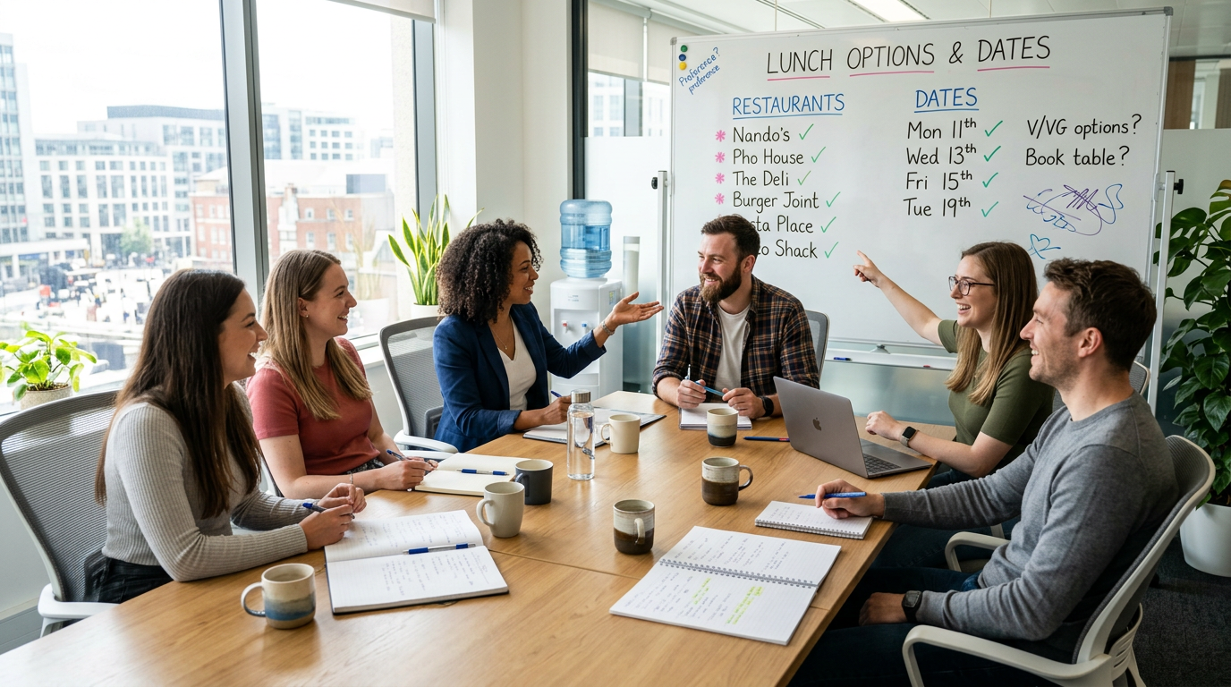 Organizing a Team Lunch