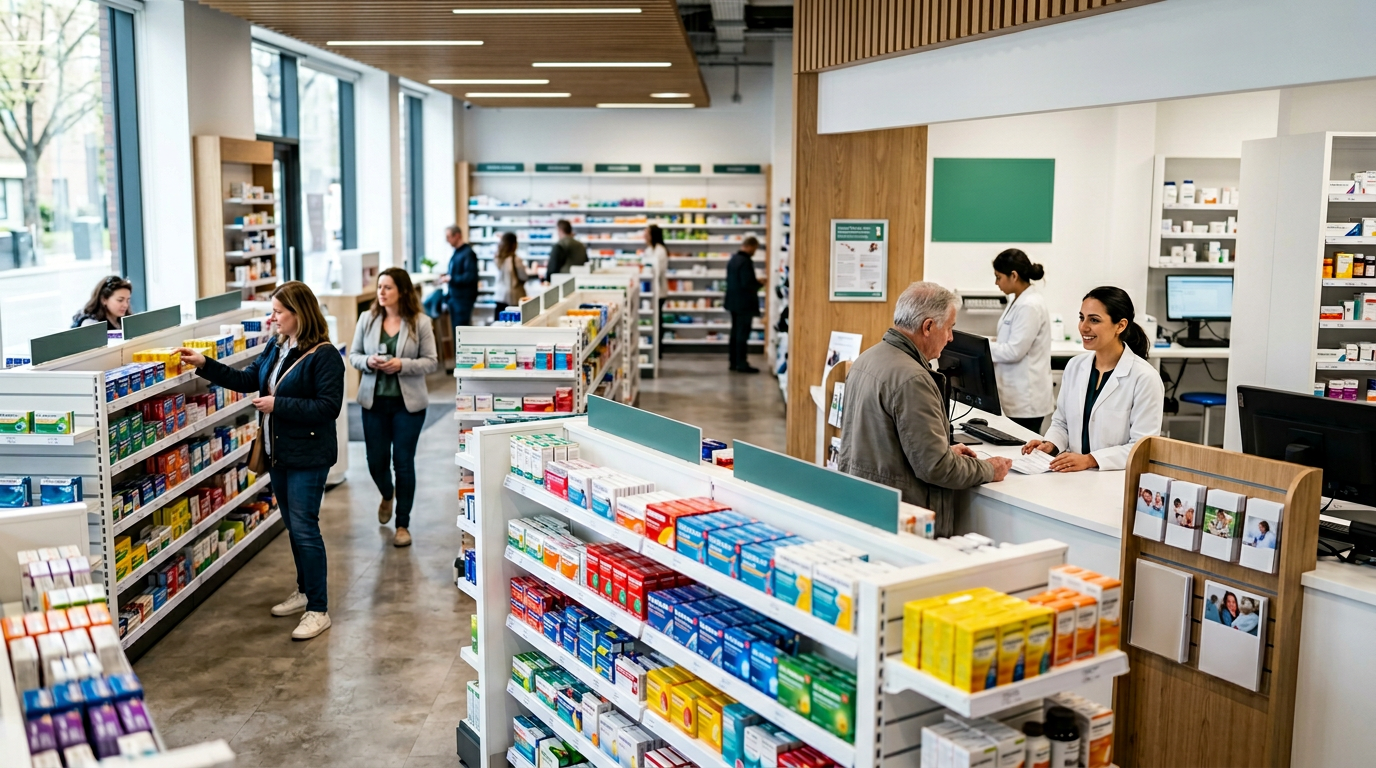 At the Pharmacy