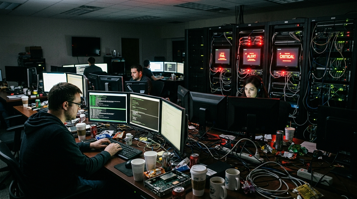 What the IT Team Was Doing While the Server Was Down