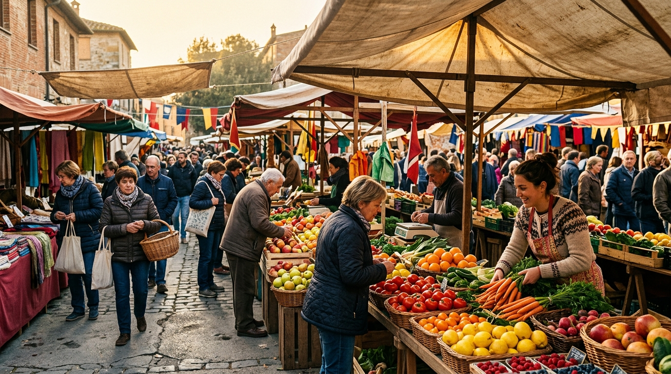 Visiting a Local Market