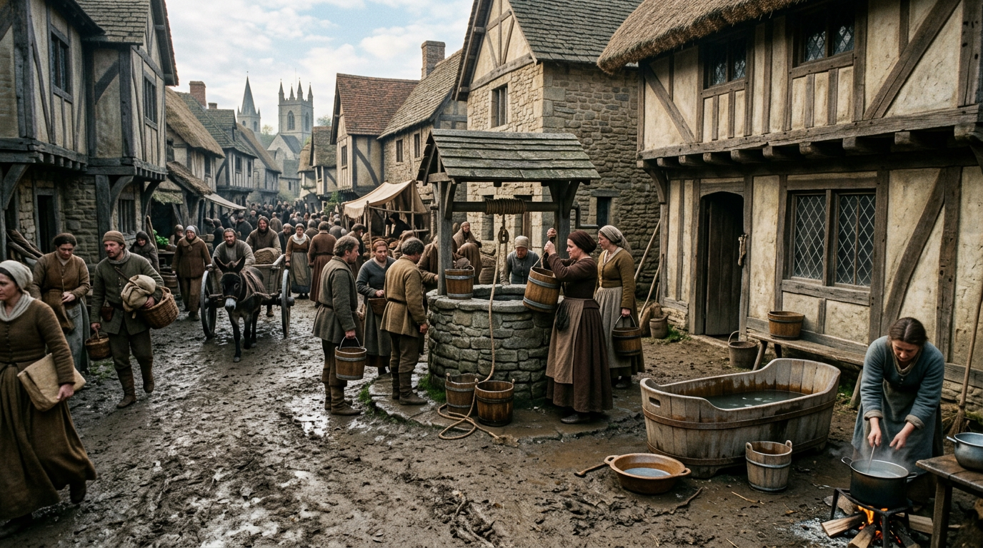 Washing in the Middle Ages