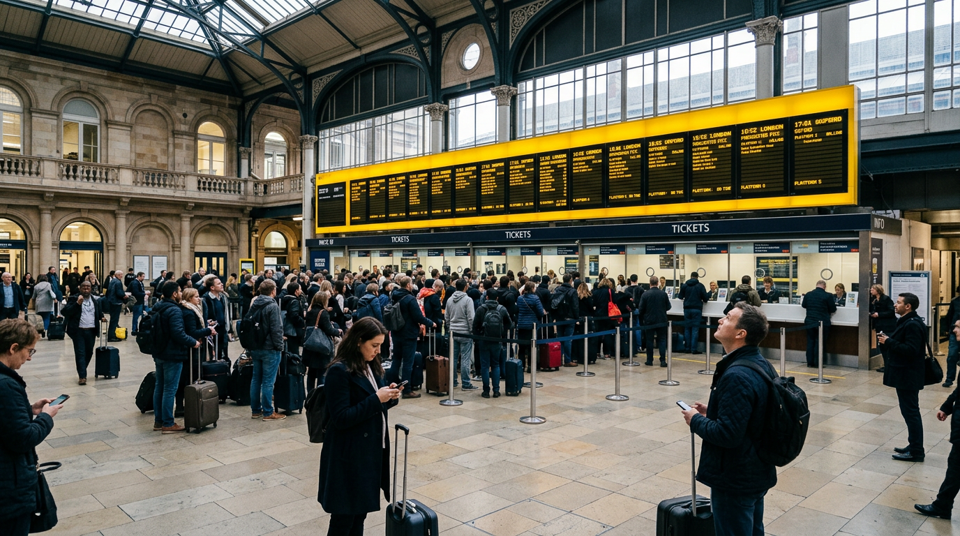 At the Train Station — Buying Your Ticket