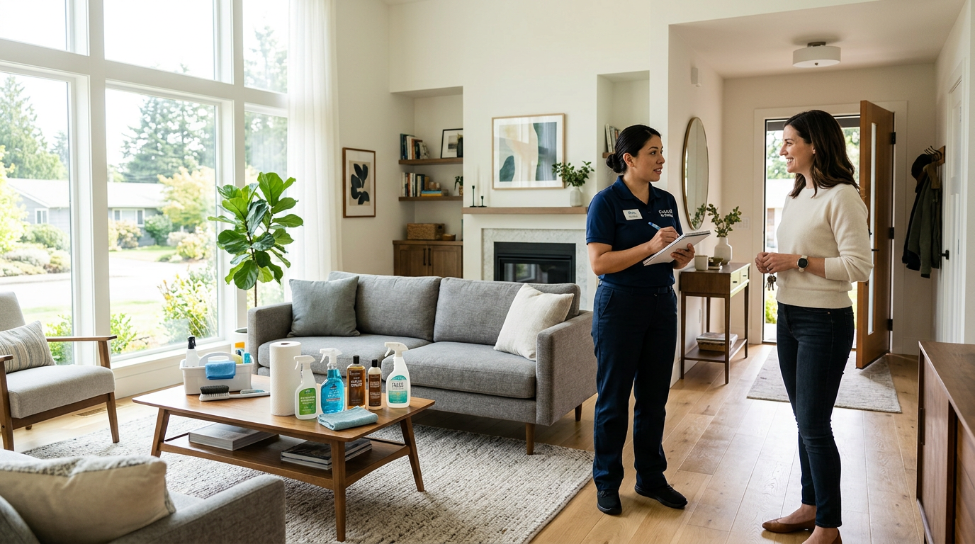 Scheduling Home Cleaning Services