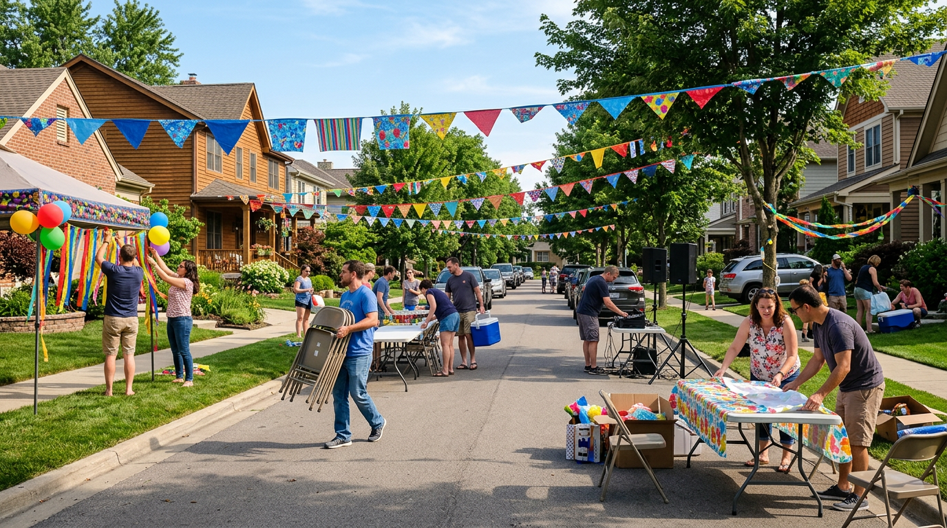 Organizing a Neighborhood Block Party