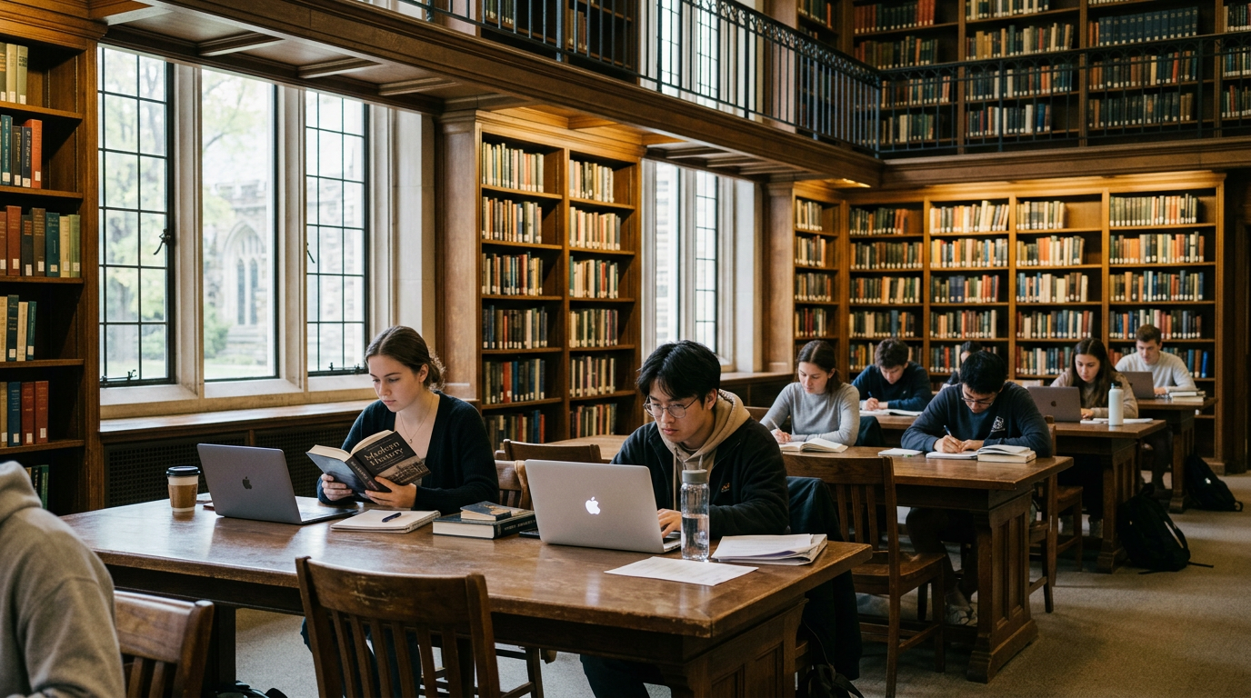 A Typical Day in the University Library