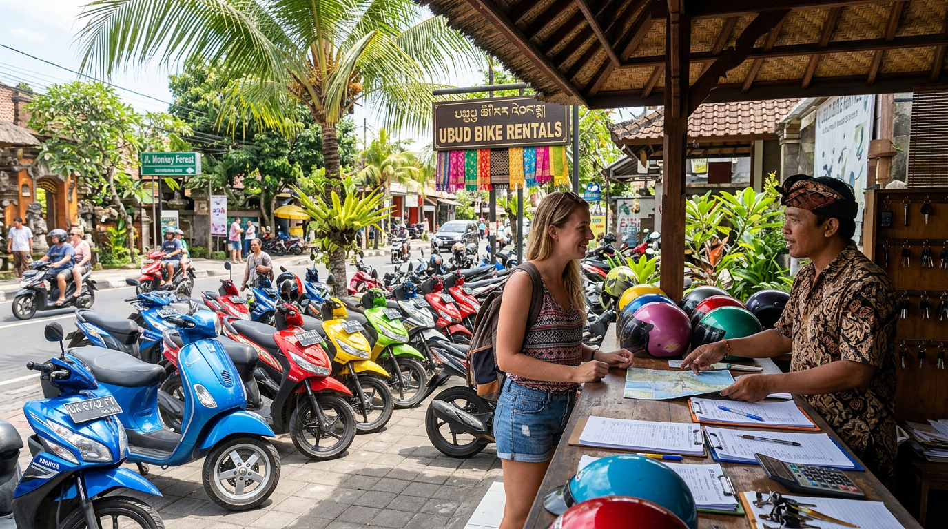 Renting a Scooter in Bali