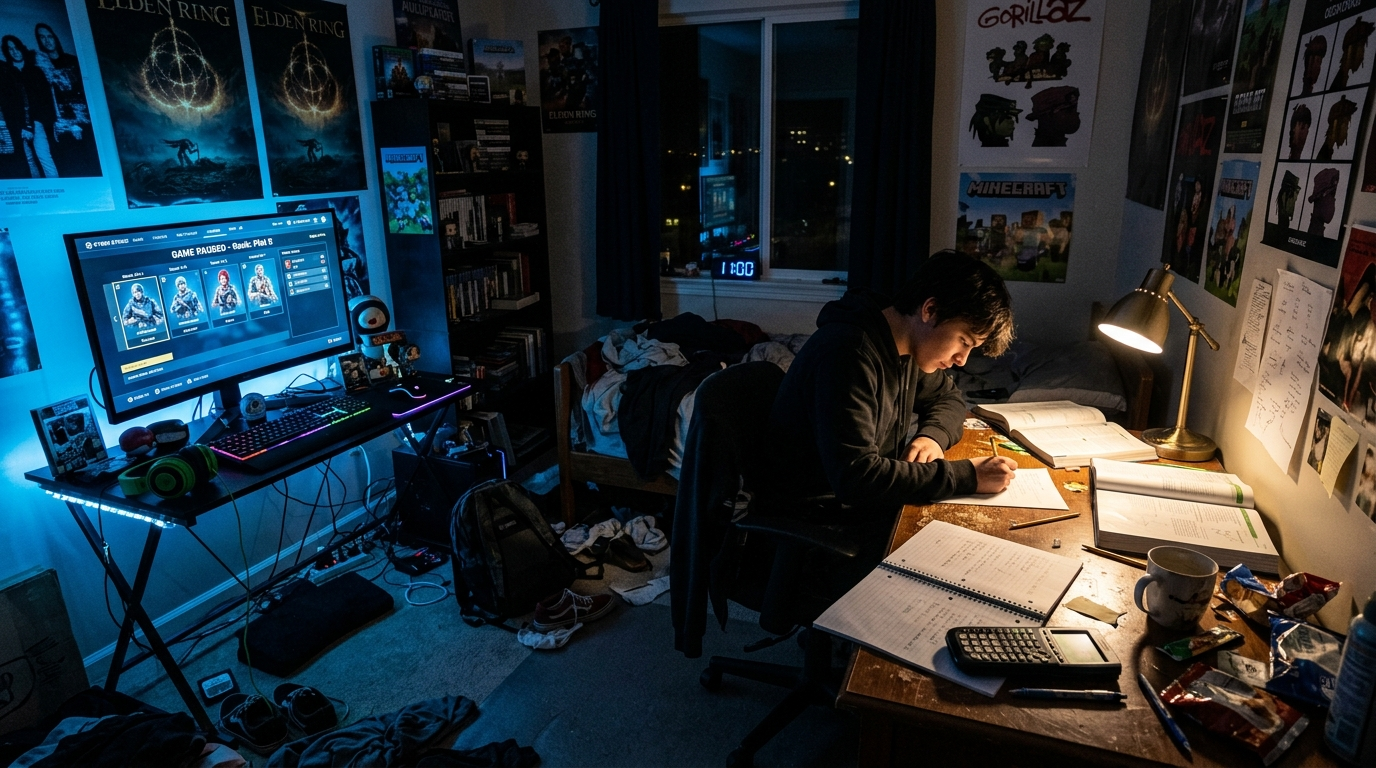 Balancing Gaming vs Studying Effectively