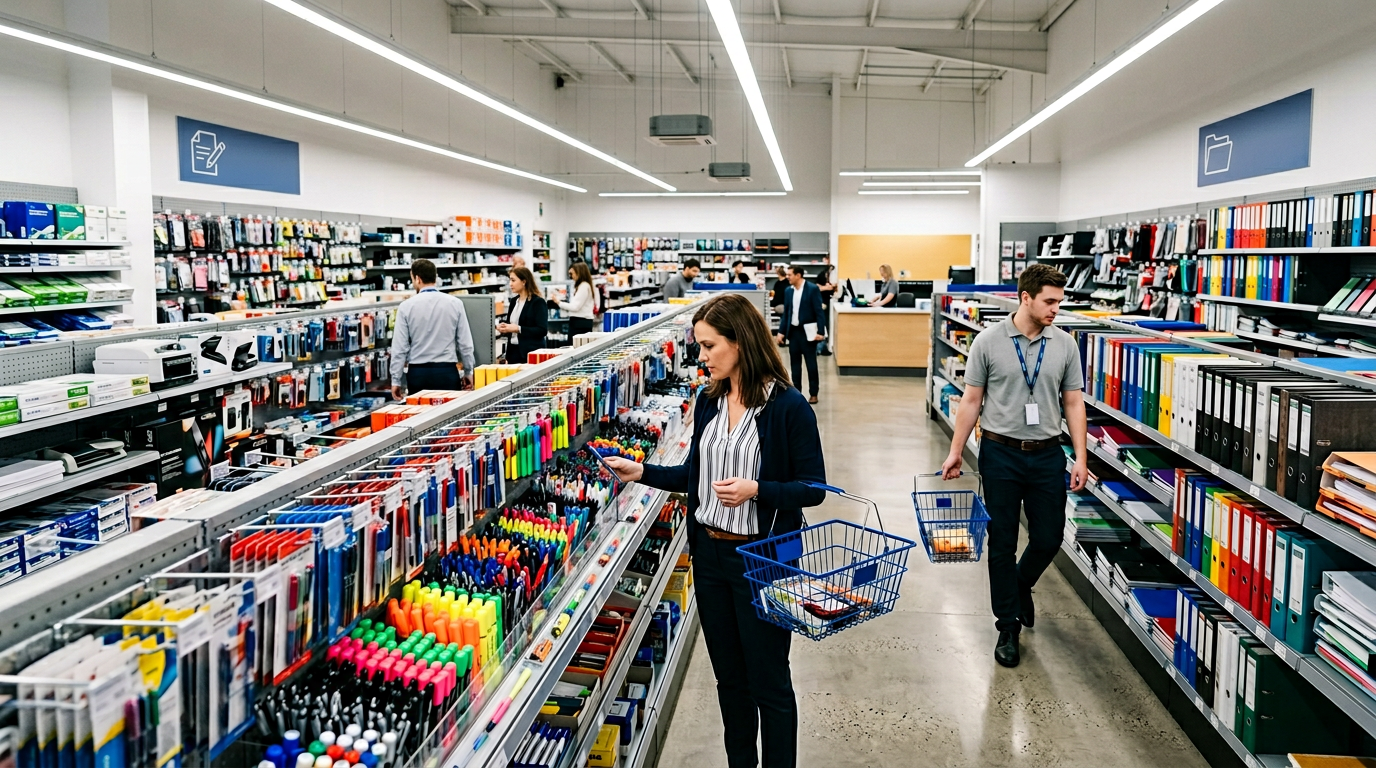 Shopping for Office Supplies