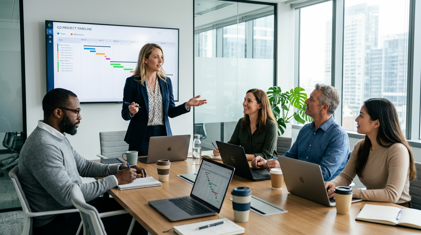 Project Updates in Team Meetings