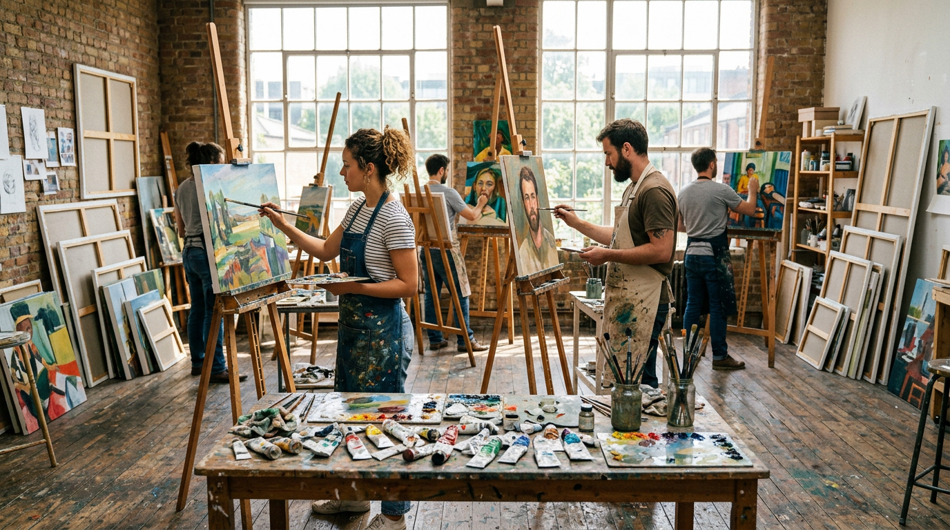 How Paintings Are Created in Different Styles