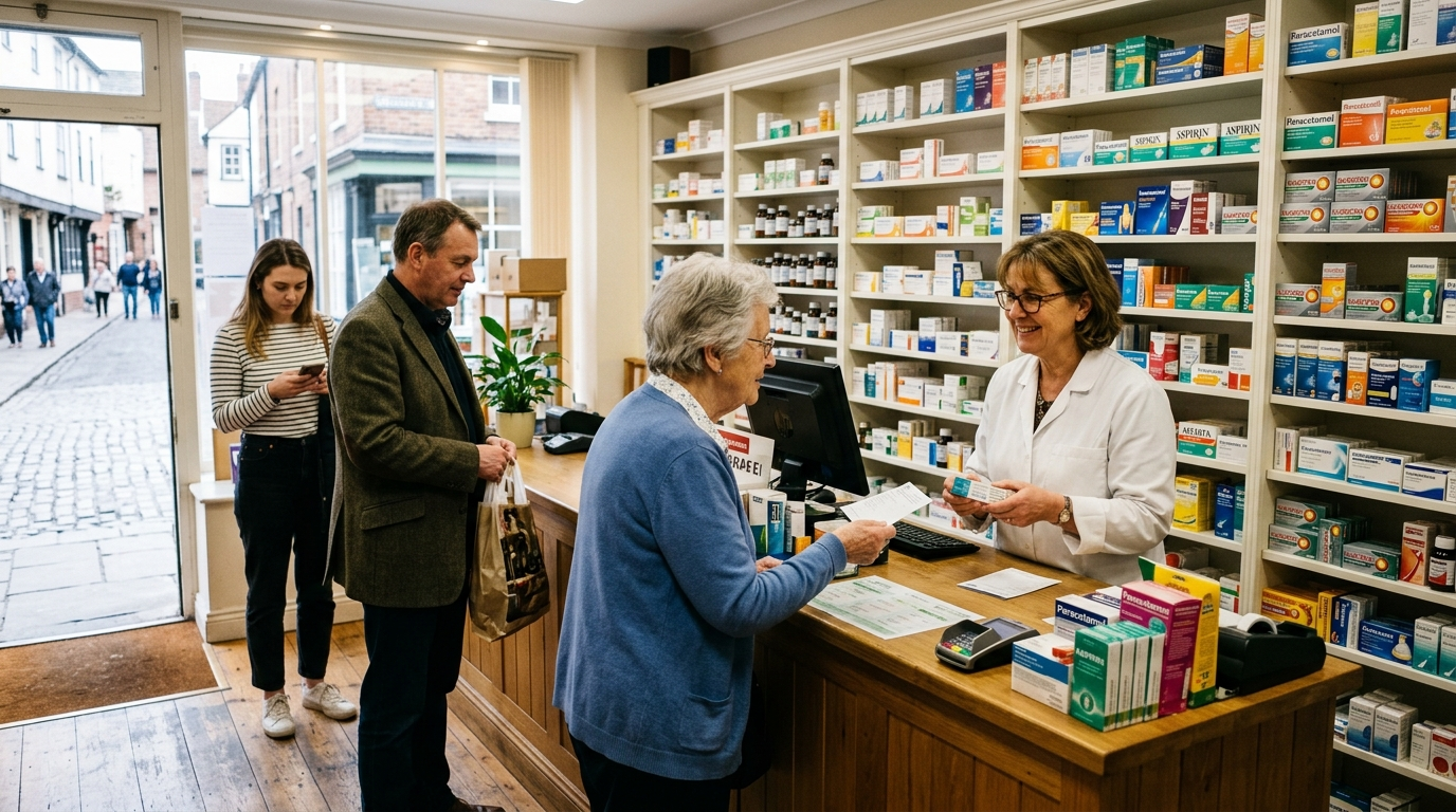 At the Pharmacy Abroad