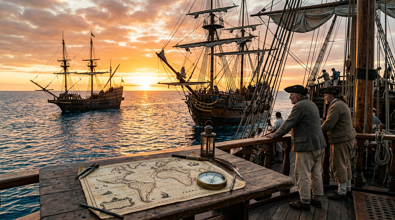 Columbus vs. Magellan: Great Explorers