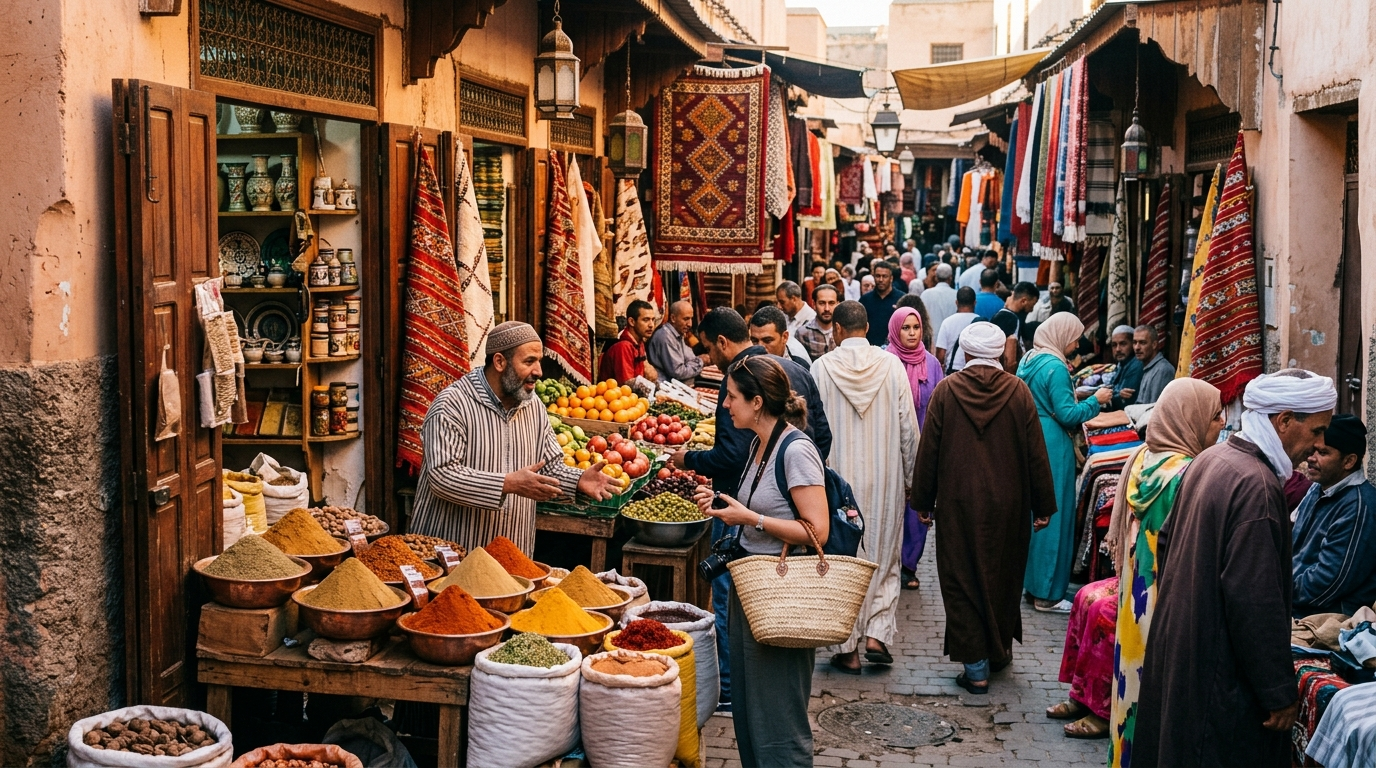 Visiting a Local Market