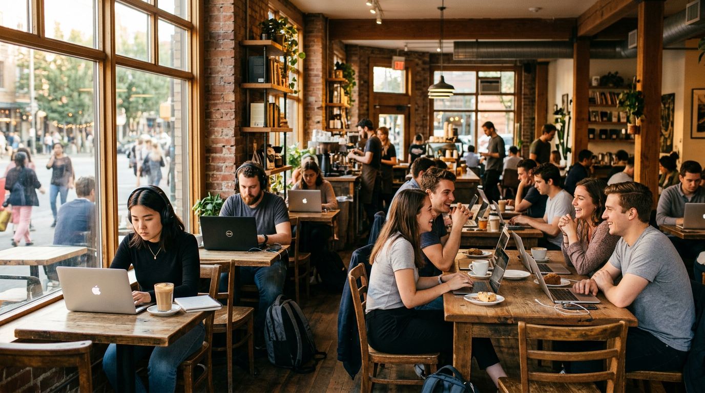 Choosing Between Hanging Out and Working