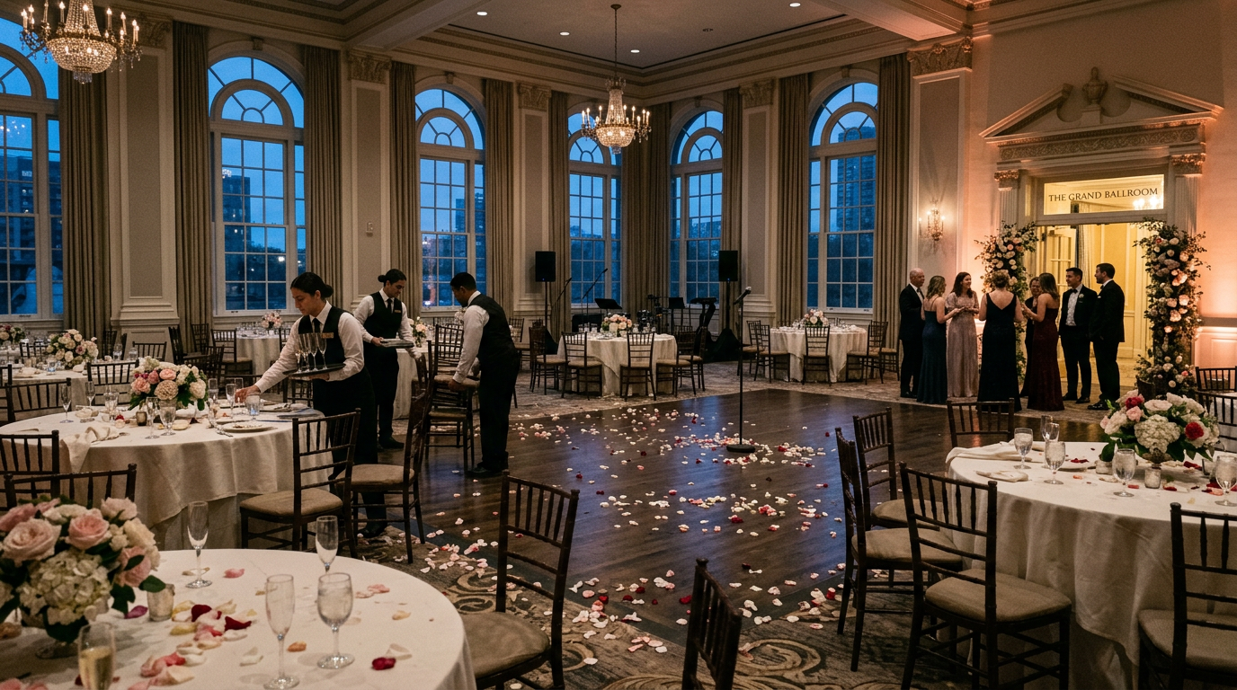 What Happened During Yesterday's Wedding Reception
