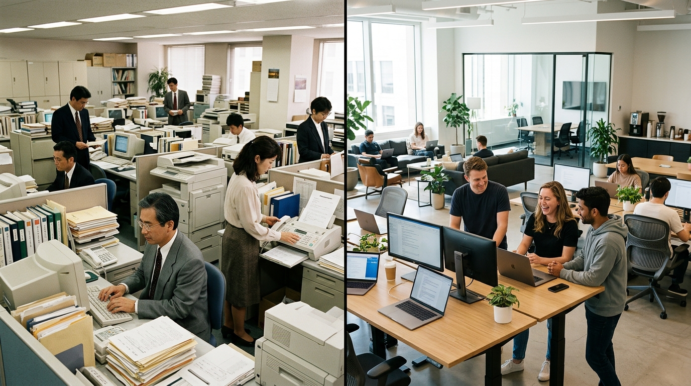 Traditional vs Modern Work Practices