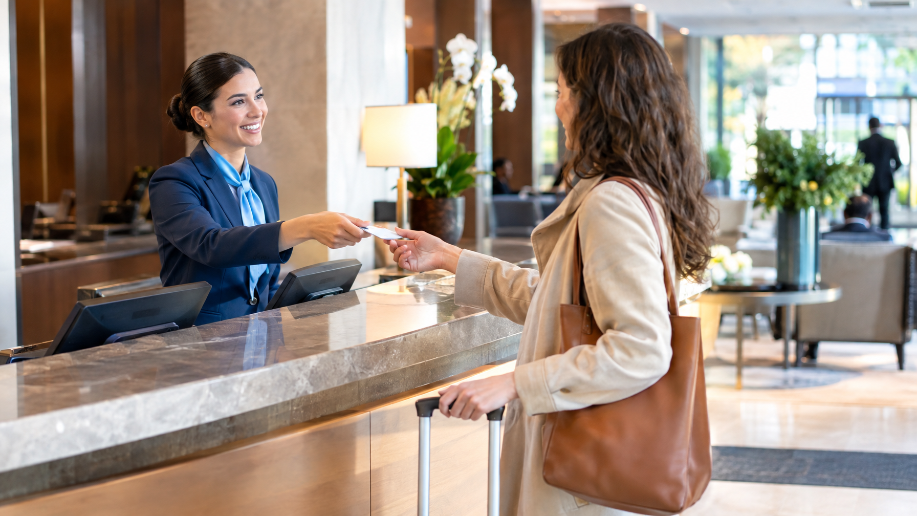 Welcoming Guests at the Front Desk