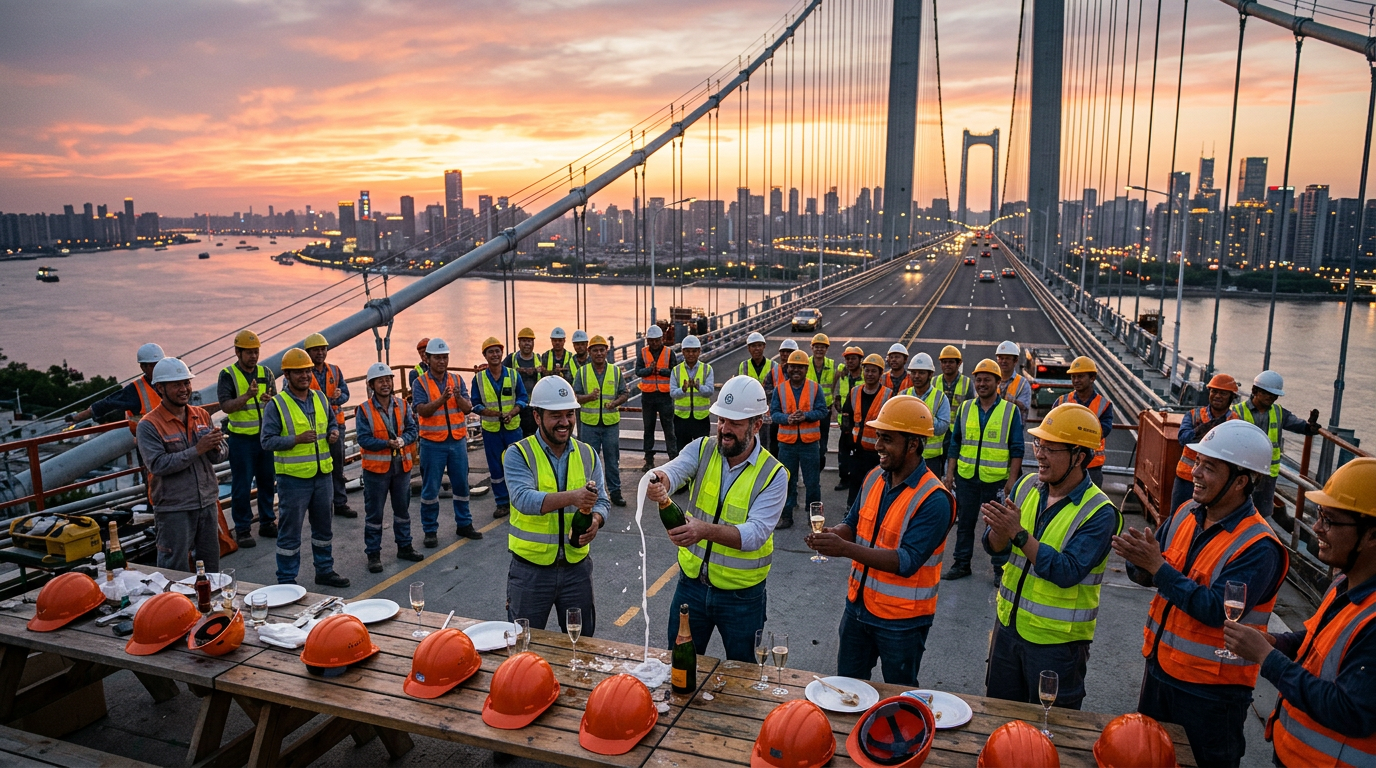 Engineers Who Just Completed Major Bridge Projects
