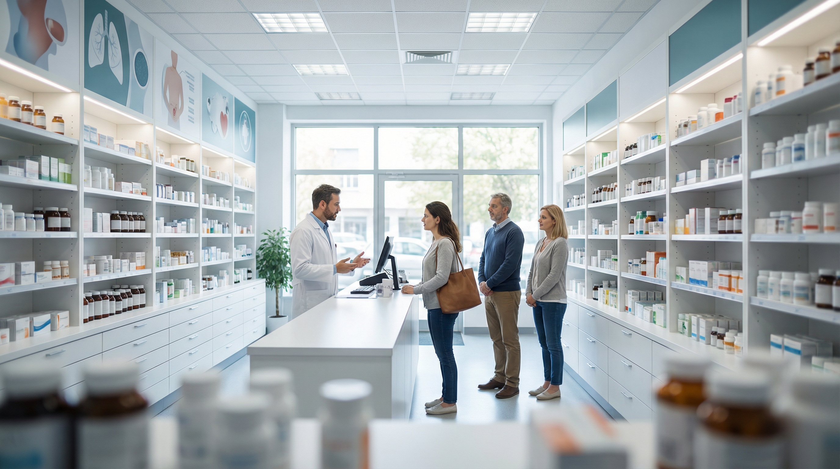 At the Pharmacy