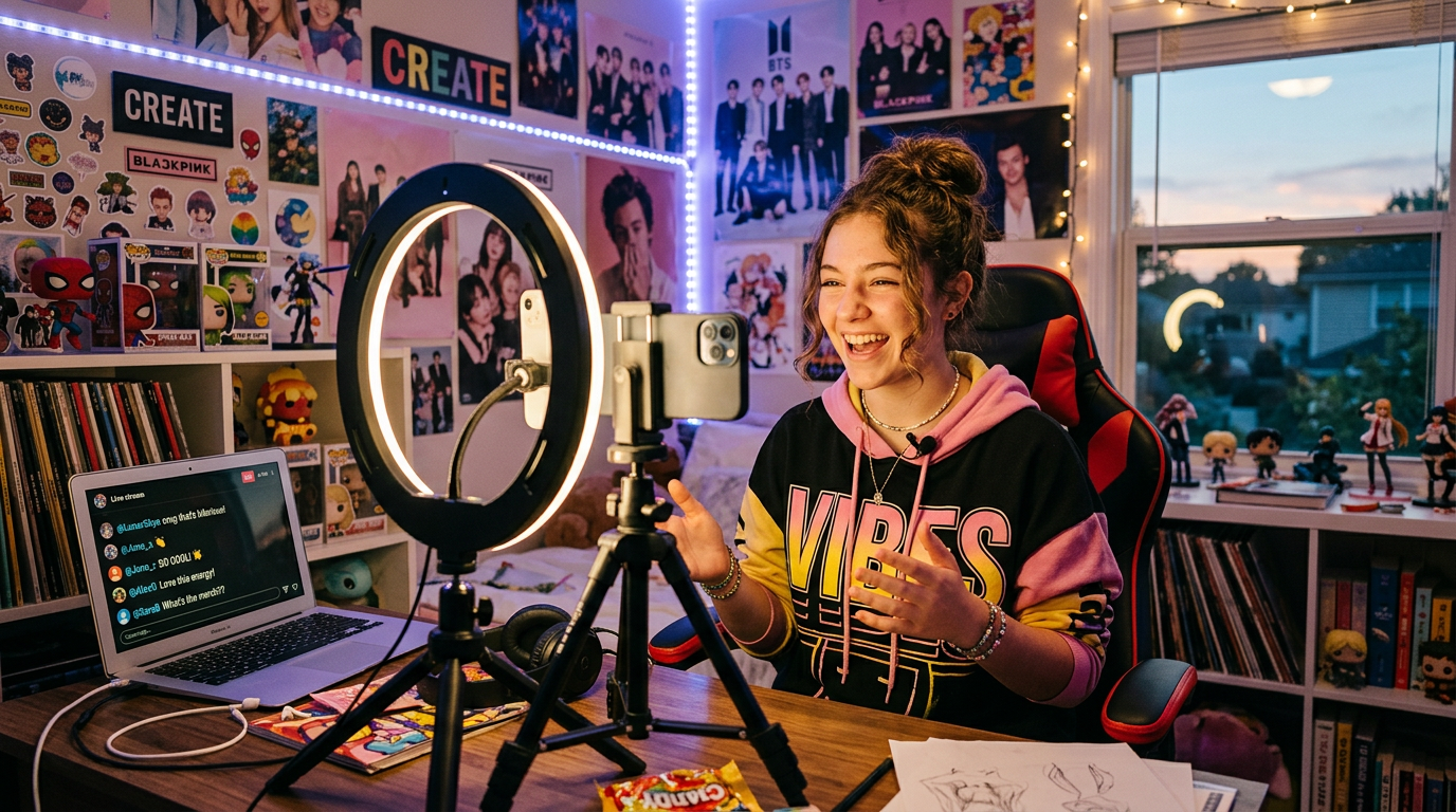 When Fame Finds You: Life as a Teen Content Creator
