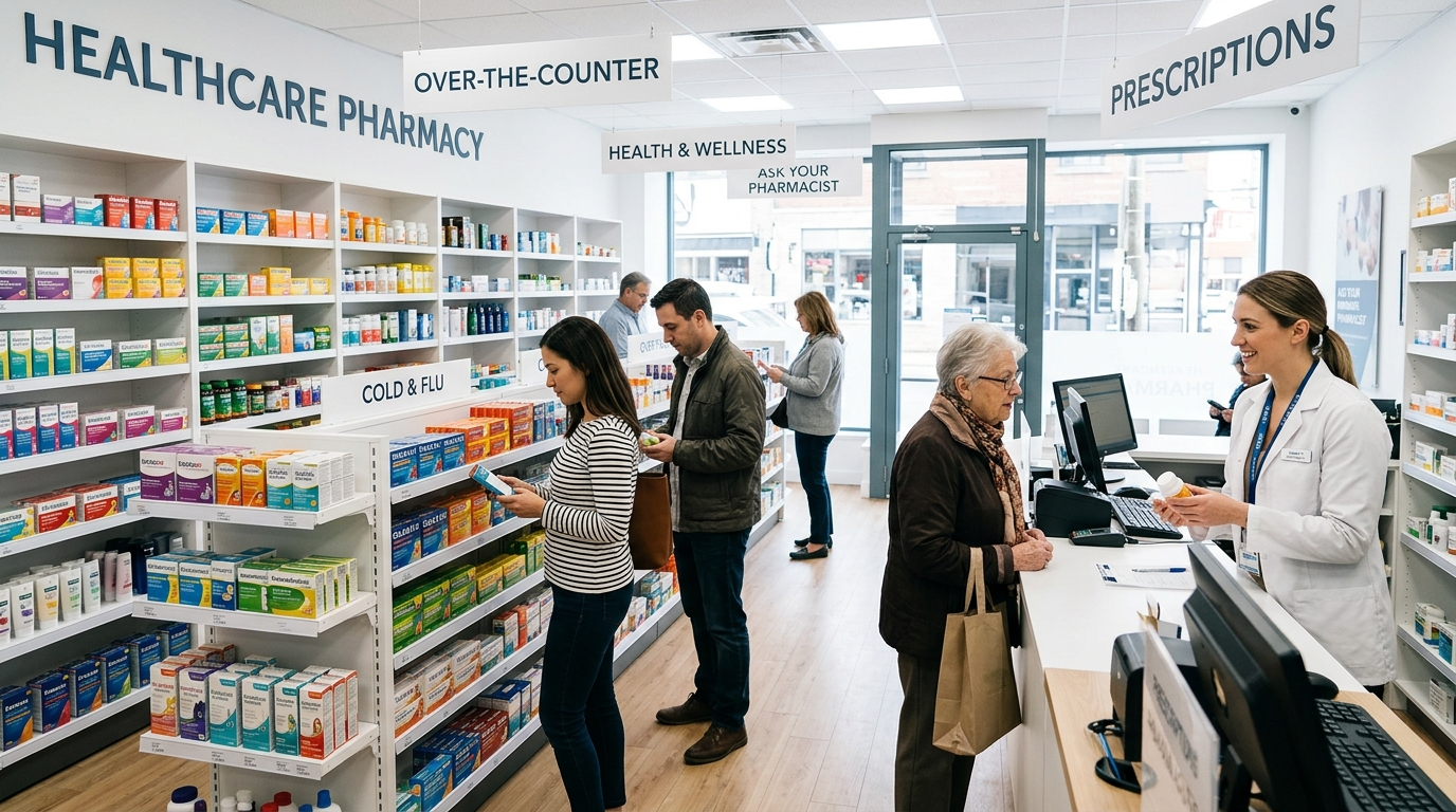 At the Pharmacy Abroad