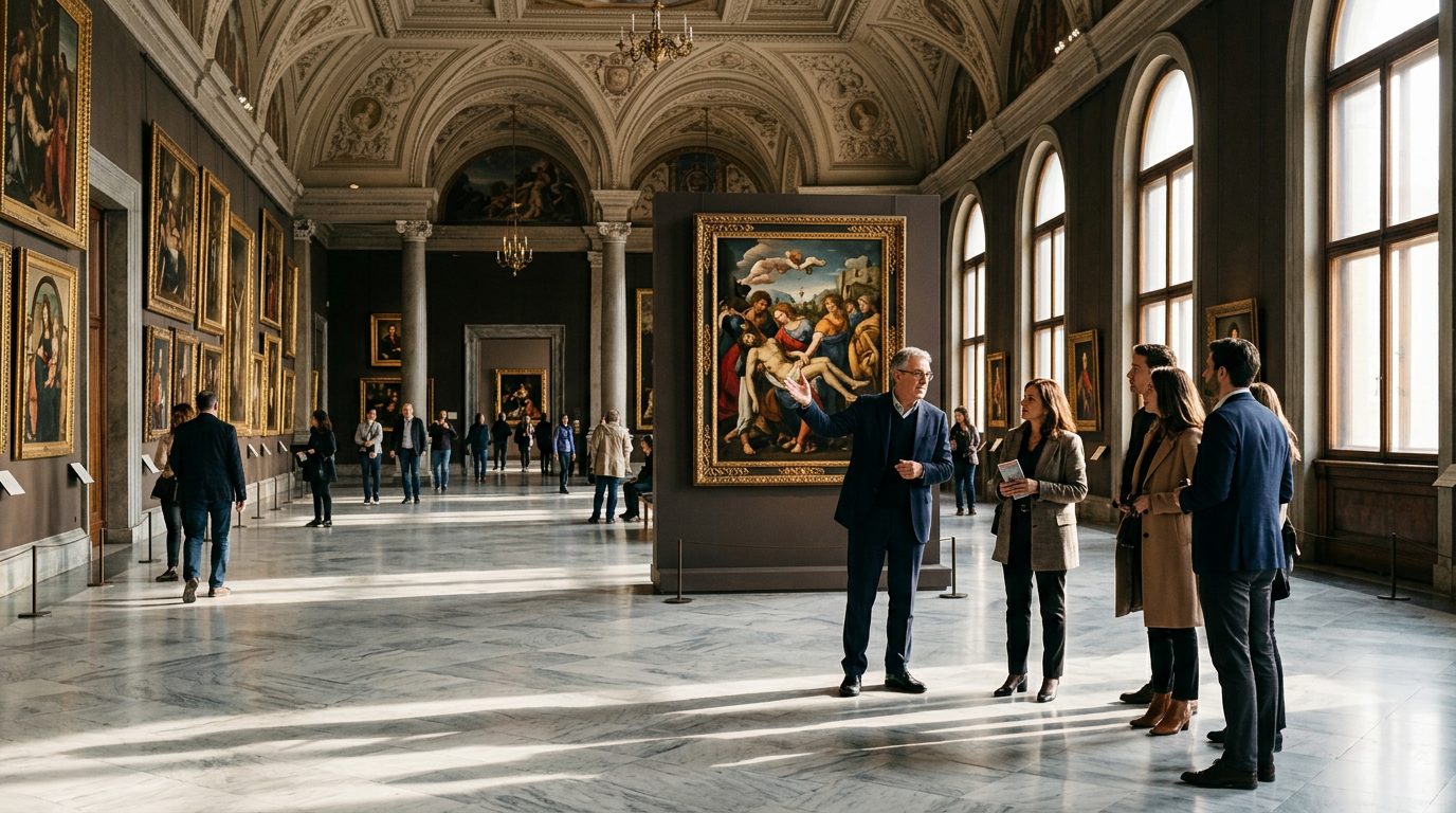 Visiting a Tourist Attraction