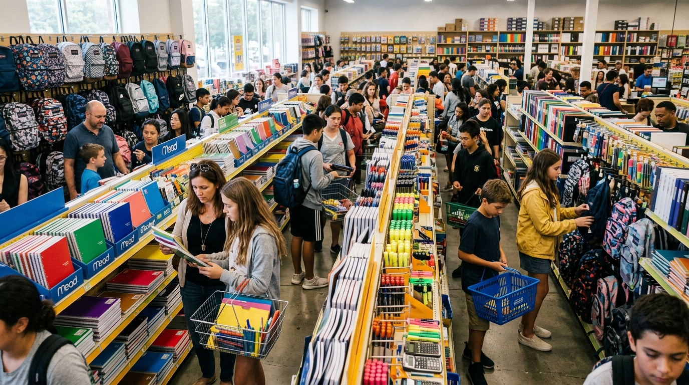 Shopping for School Supplies