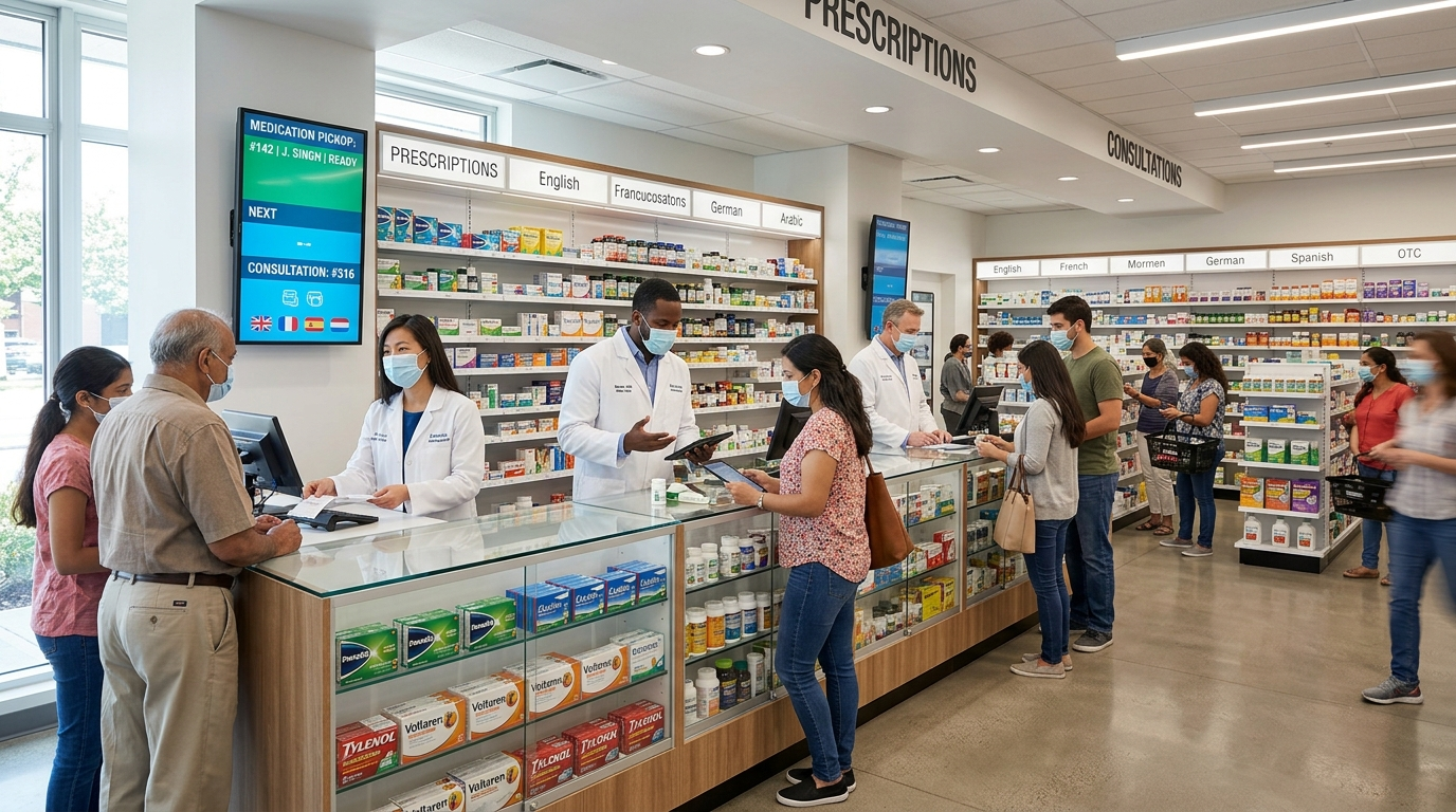 At the Pharmacy Abroad