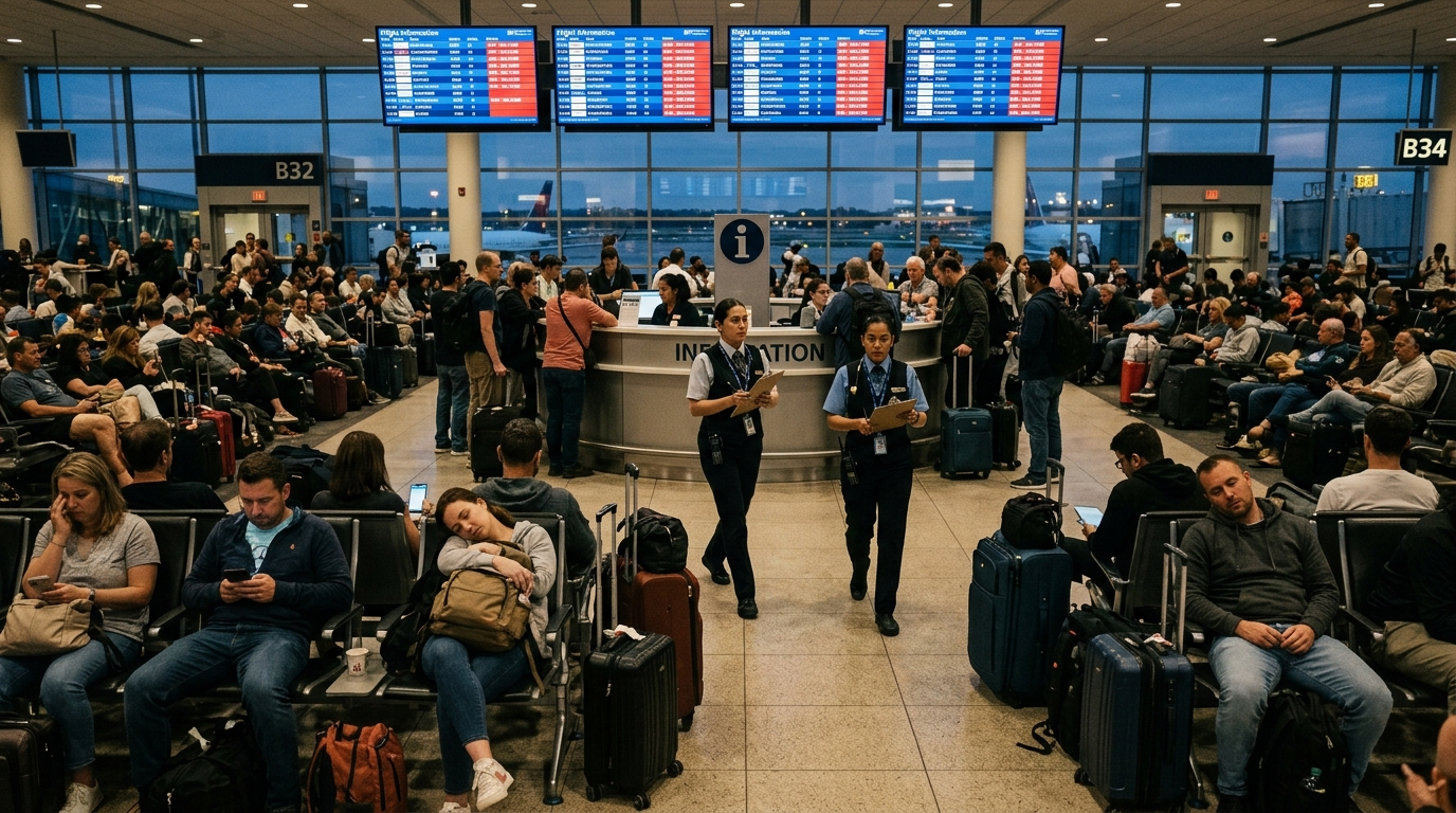 Airport Delays — What Would Have Happened If...