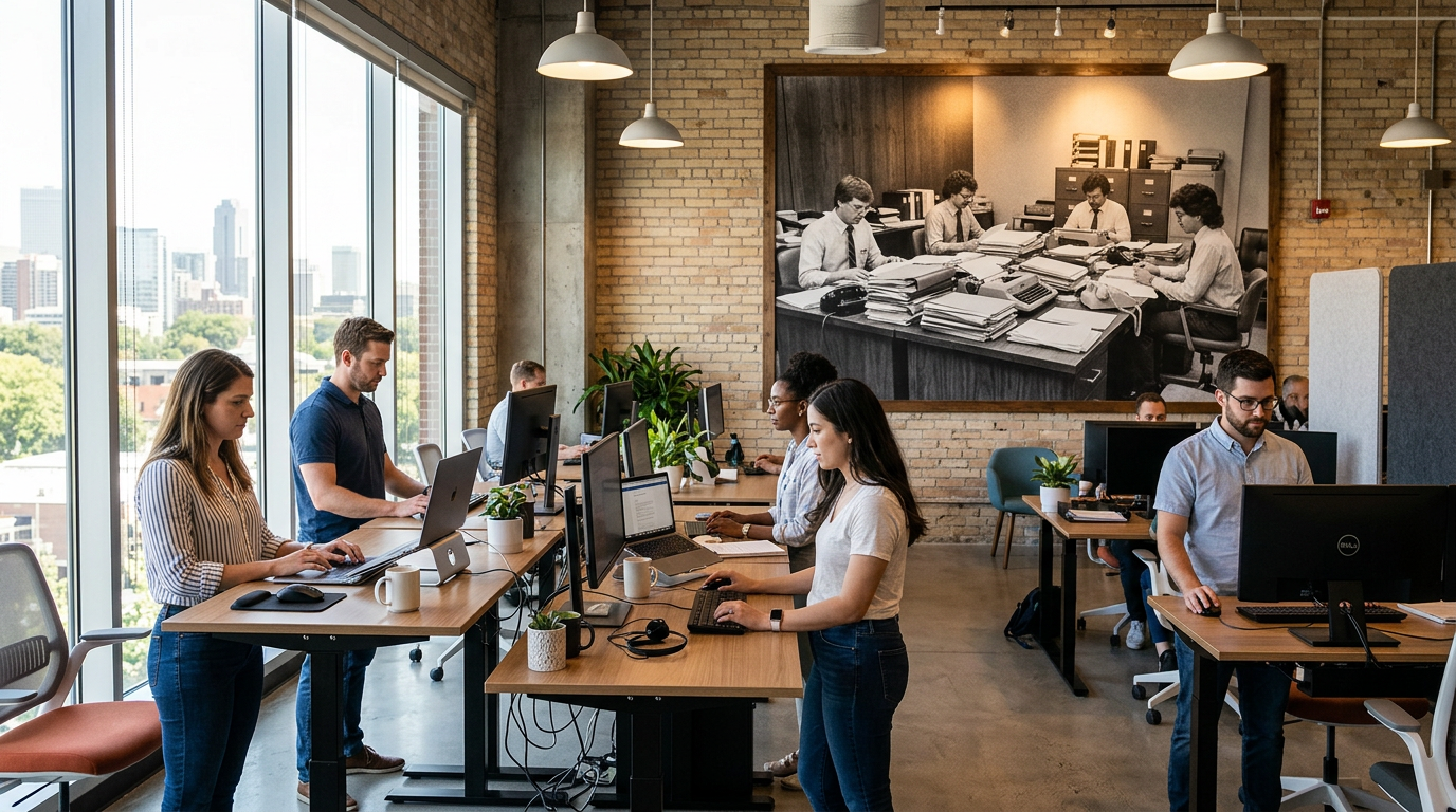 Comparing Past and Present Work Habits