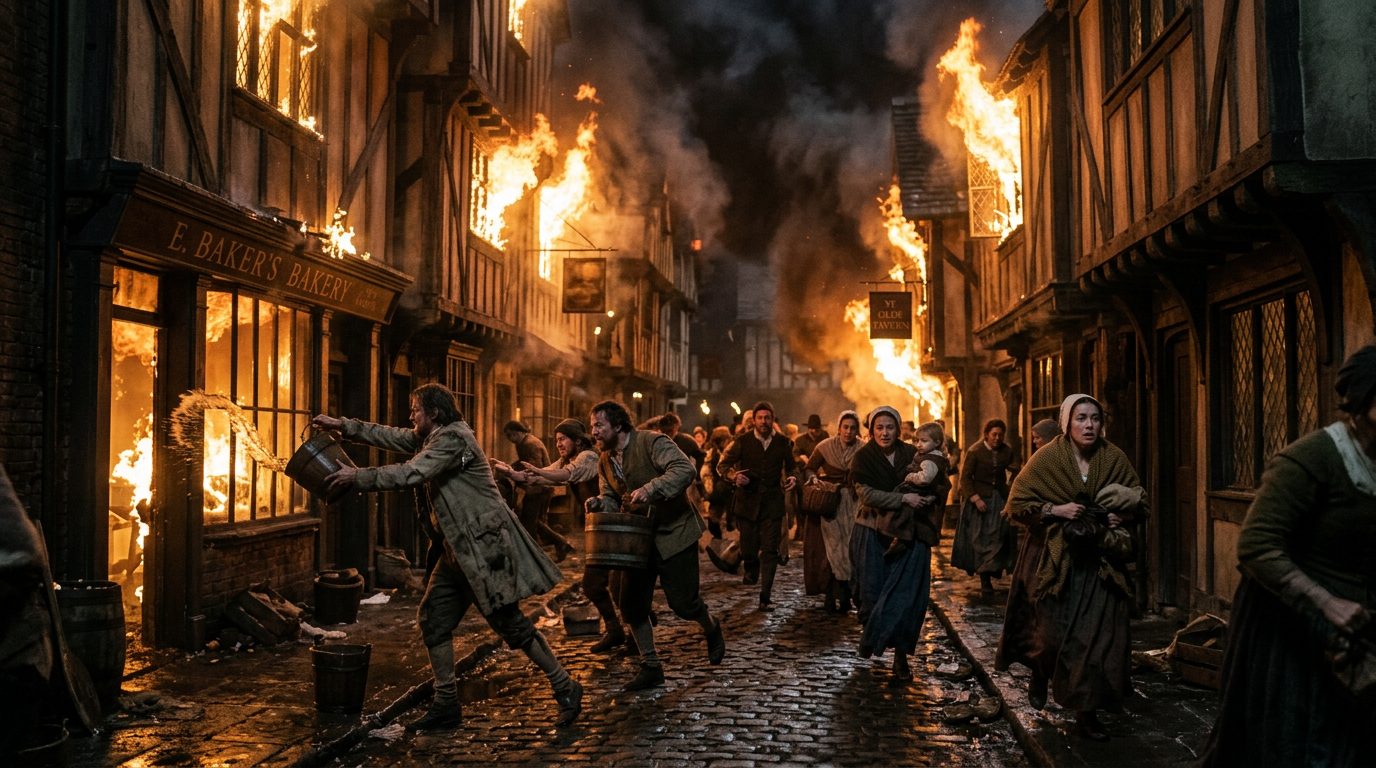 The Great Fire of London: A Different Ending