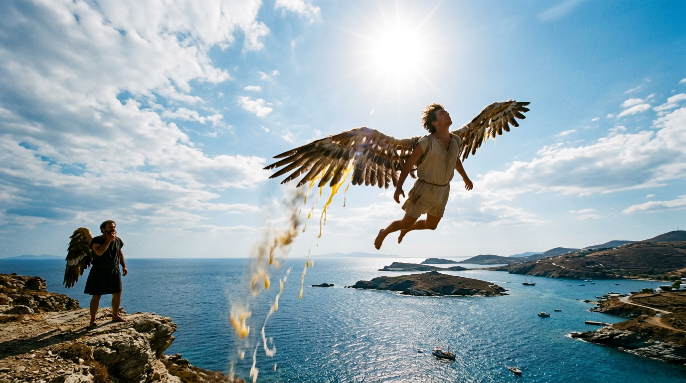 The Fall of Icarus: Wishes and Regrets