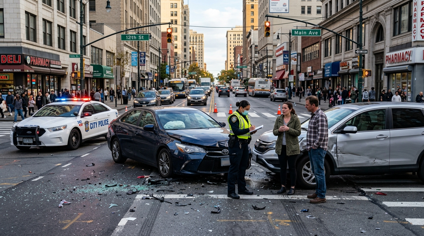 Describing a Car Accident to Police