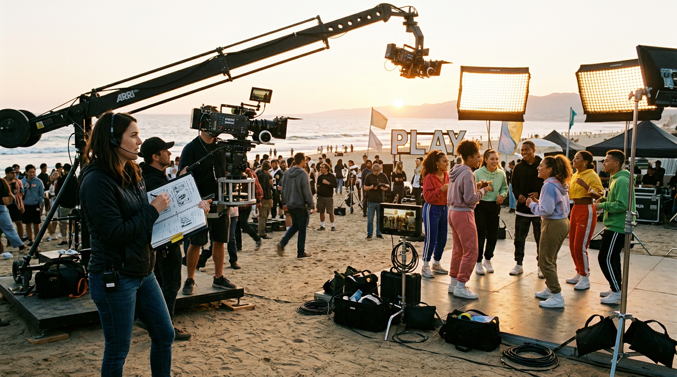 Shooting a Music Video
