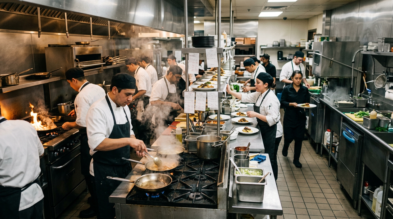 Managing Restaurant Kitchen Operations During Peak Hours