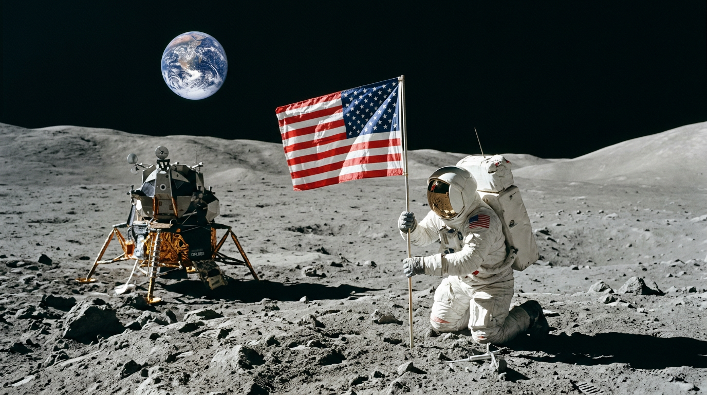 The First Moon Landing: 1969