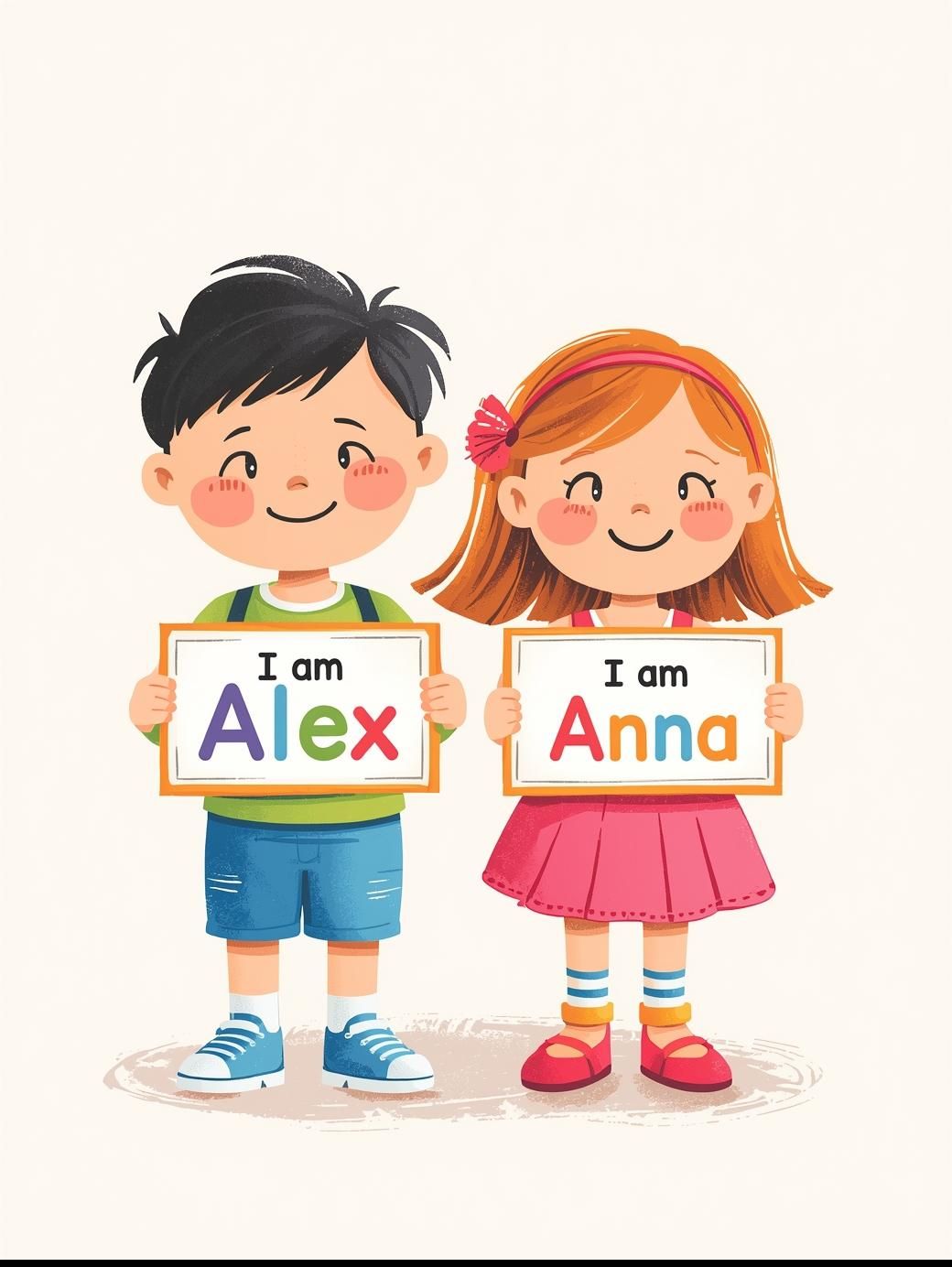 What's your name? — I am____.