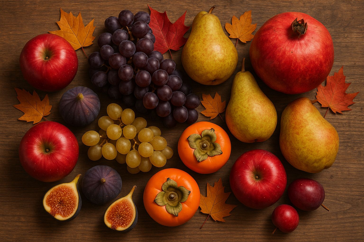 What is your favourite Autumn fruit? — - Apples?
Pears
Grapes?
Guava