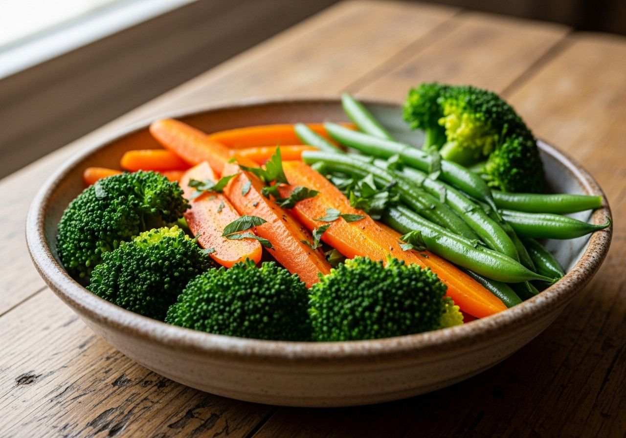 pizza / vegetables