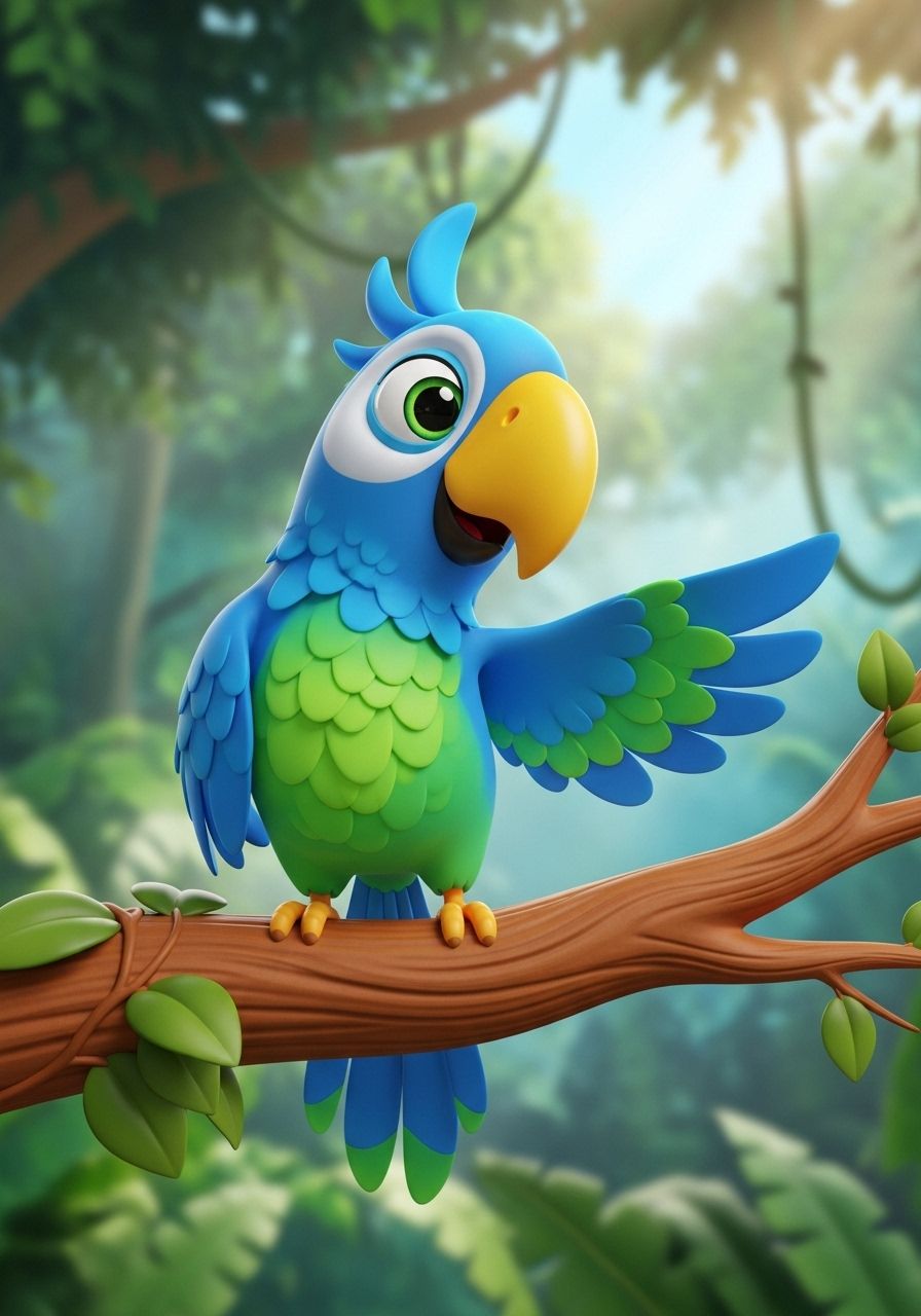 What can a parrot do?