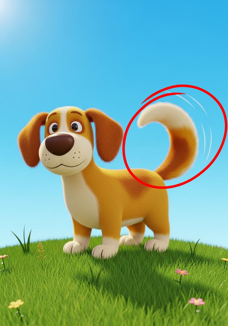 What does a dog have?