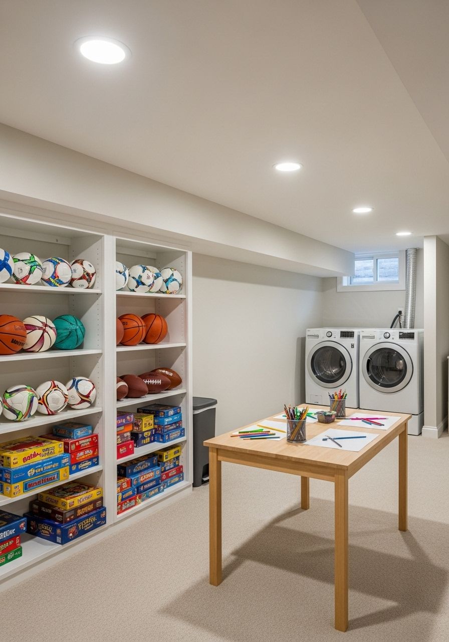 Basement → Underground room