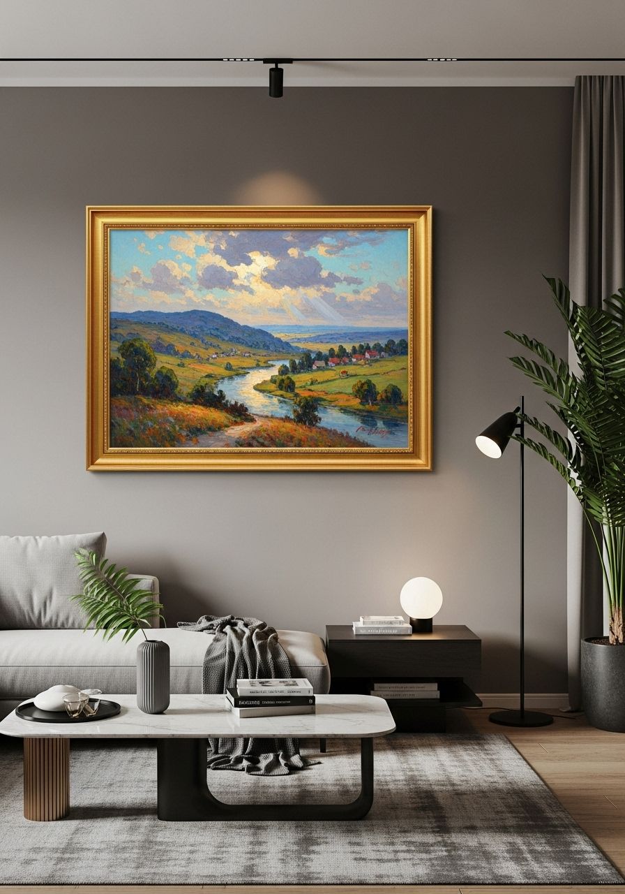 What can you hang on the wall — a painting or a curtain?