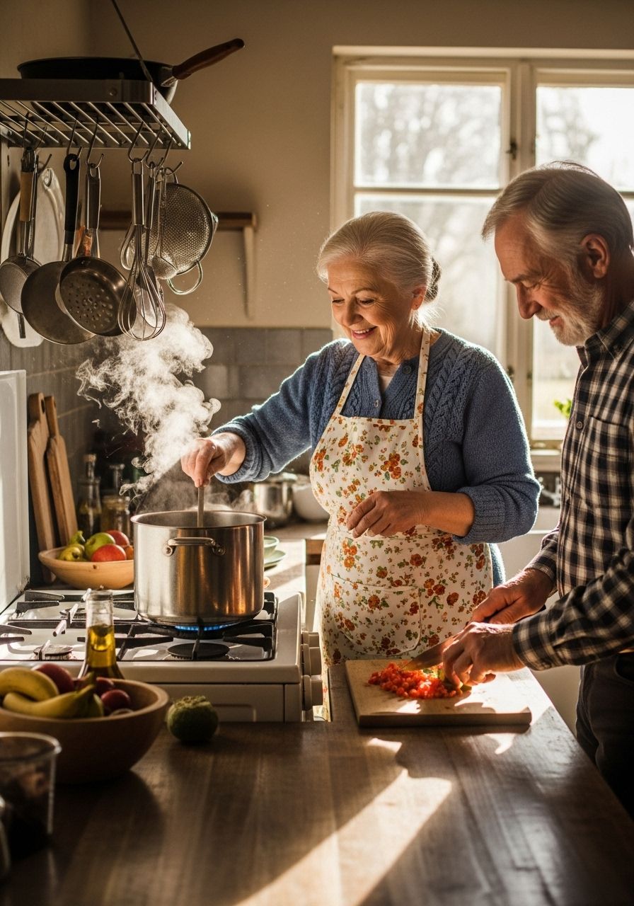 Who cooks the best food in your family? — 1. Mum or Dad
2. Grandma or Grandpa
3. Me!