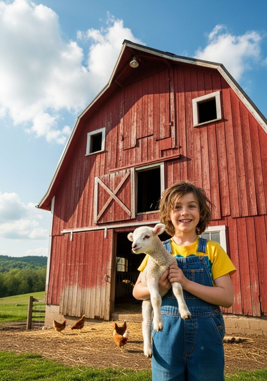 Would you like to live on a farm or in the city? — 1. On a farm – I love animals!
2. In the city – I like shops and cars.