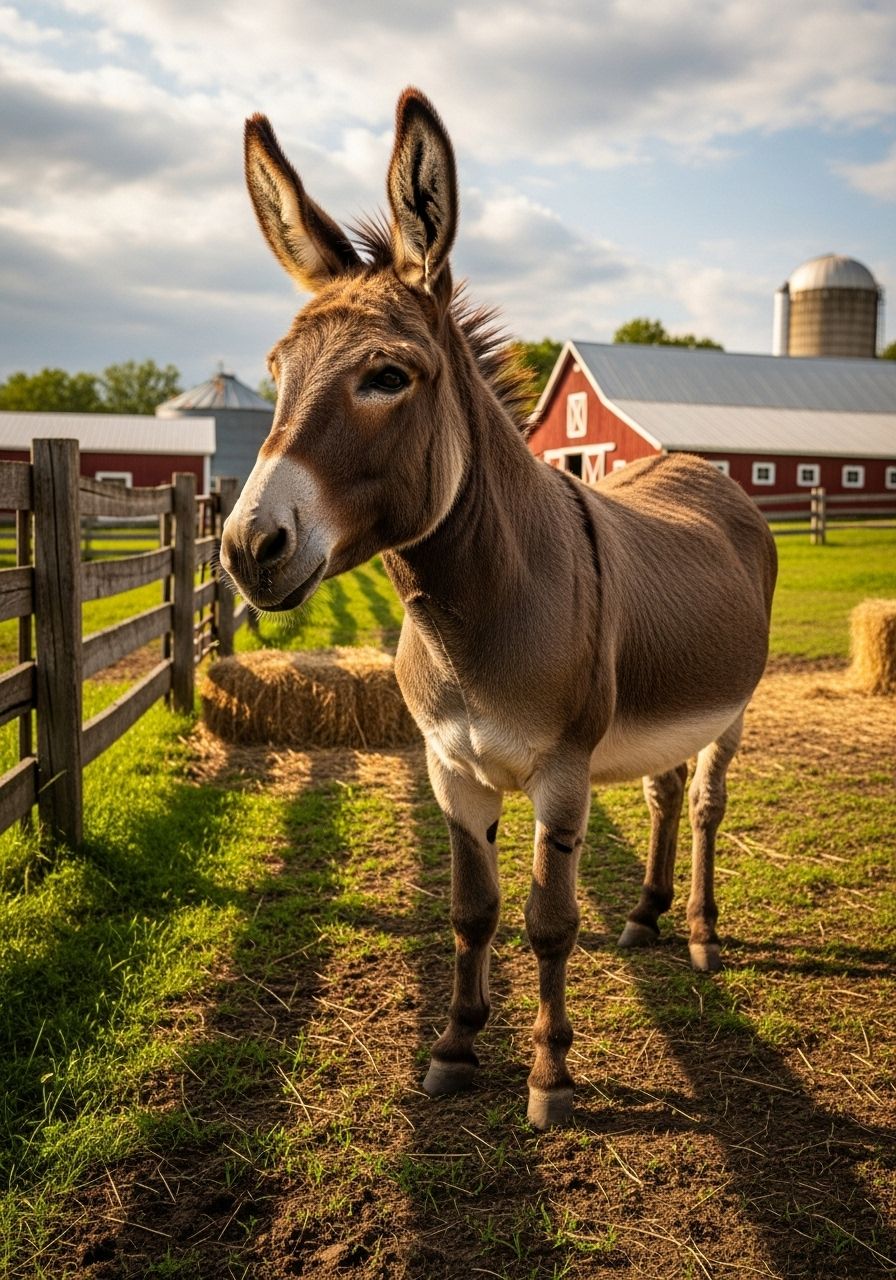 The __________ carries baskets of hay to the barn