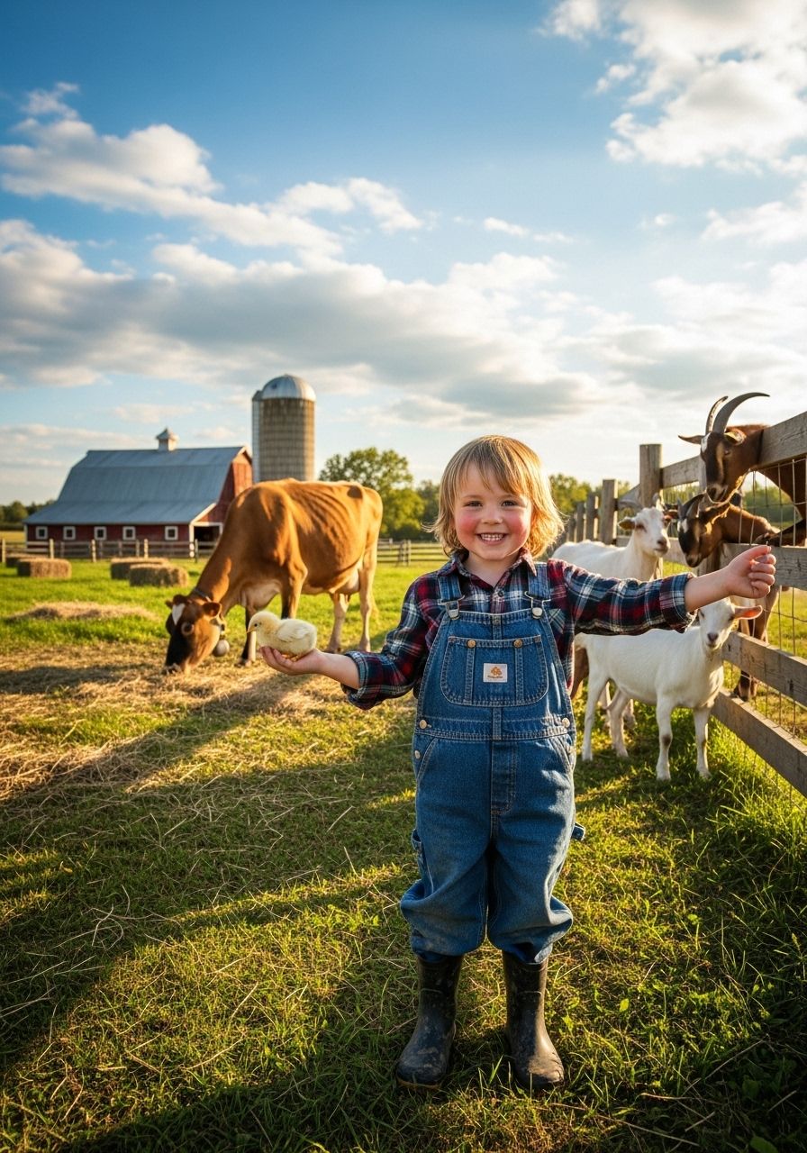 Have you ever been to a farm? — - Yes, many times!
Once or twice.
No, never.
Would you like to go?